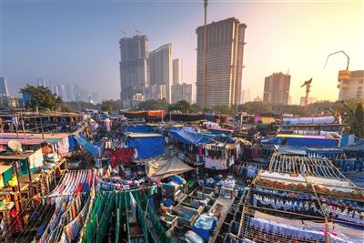 Öffentliche Wäscherei Dhobi Ghat